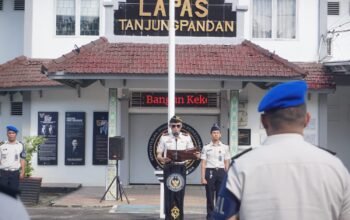 Lapas Tanjungpandan Deklarasi Zero Halinar, Demi Lingkungan Bersih dan Berintegritas