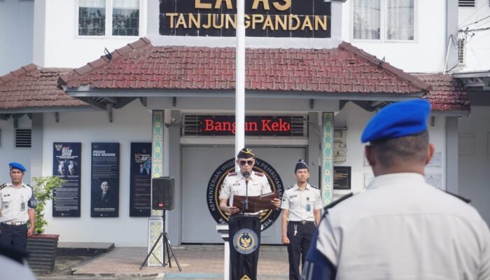 Lapas Tanjungpandan Deklarasi Zero Halinar, Demi Lingkungan Bersih dan Berintegritas